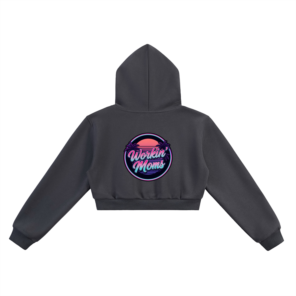 Workin' Moms Essential Cropped Hoodie