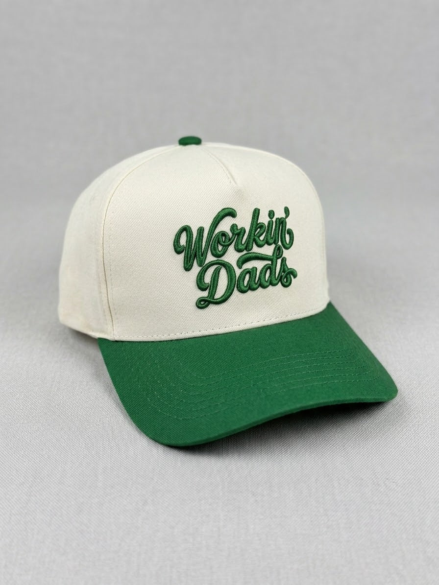 Workin' Dads Premium Green Snapback
