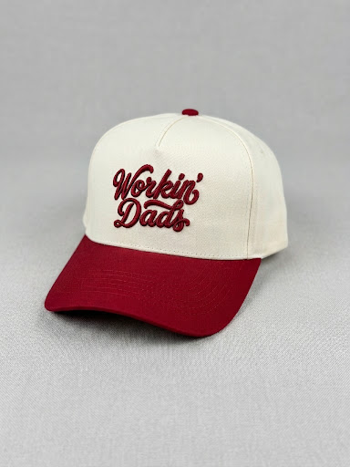 Workin' Dads Premium Red Snapback
