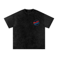 Workin' Dads Hustle Washed Oversized Cotton T-Shirt